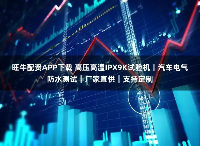 旺牛配资APP下载 高压高温IPX9K试验机｜汽车电气防水测试｜厂家直供｜支持定制